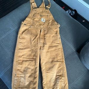 Size 7 kids carhartt bibs